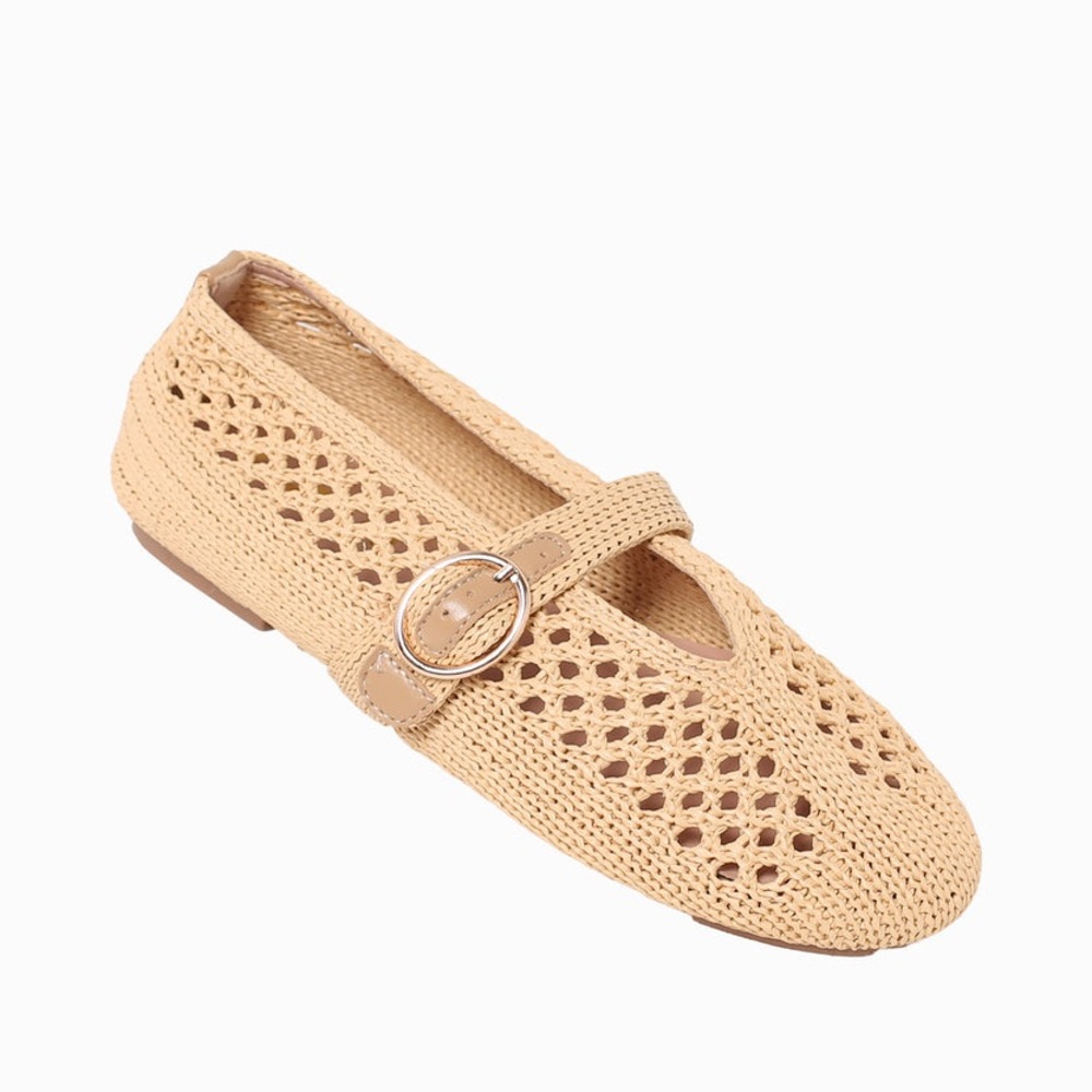 Woven/Raffia Ballet Flats
